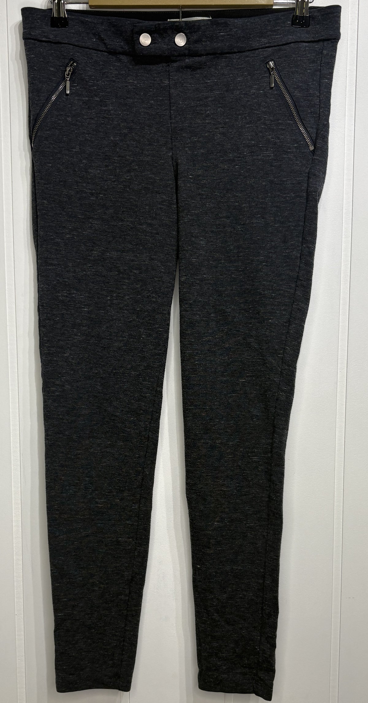 Rewind Knit Pants w/Pocket Zipper