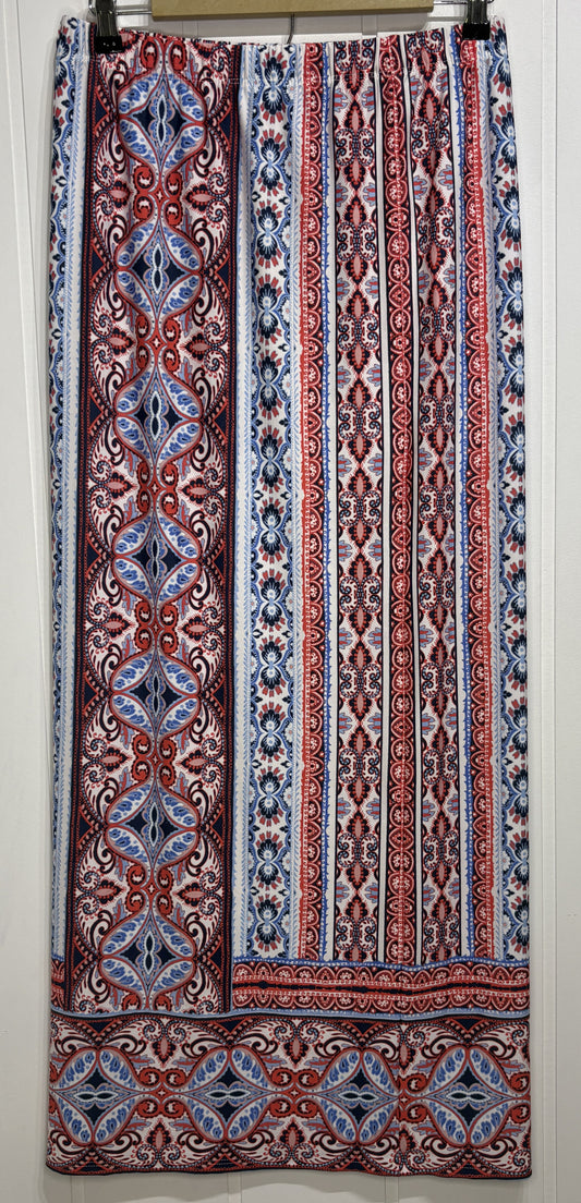 AGB Paisley Print Maxi Skirt