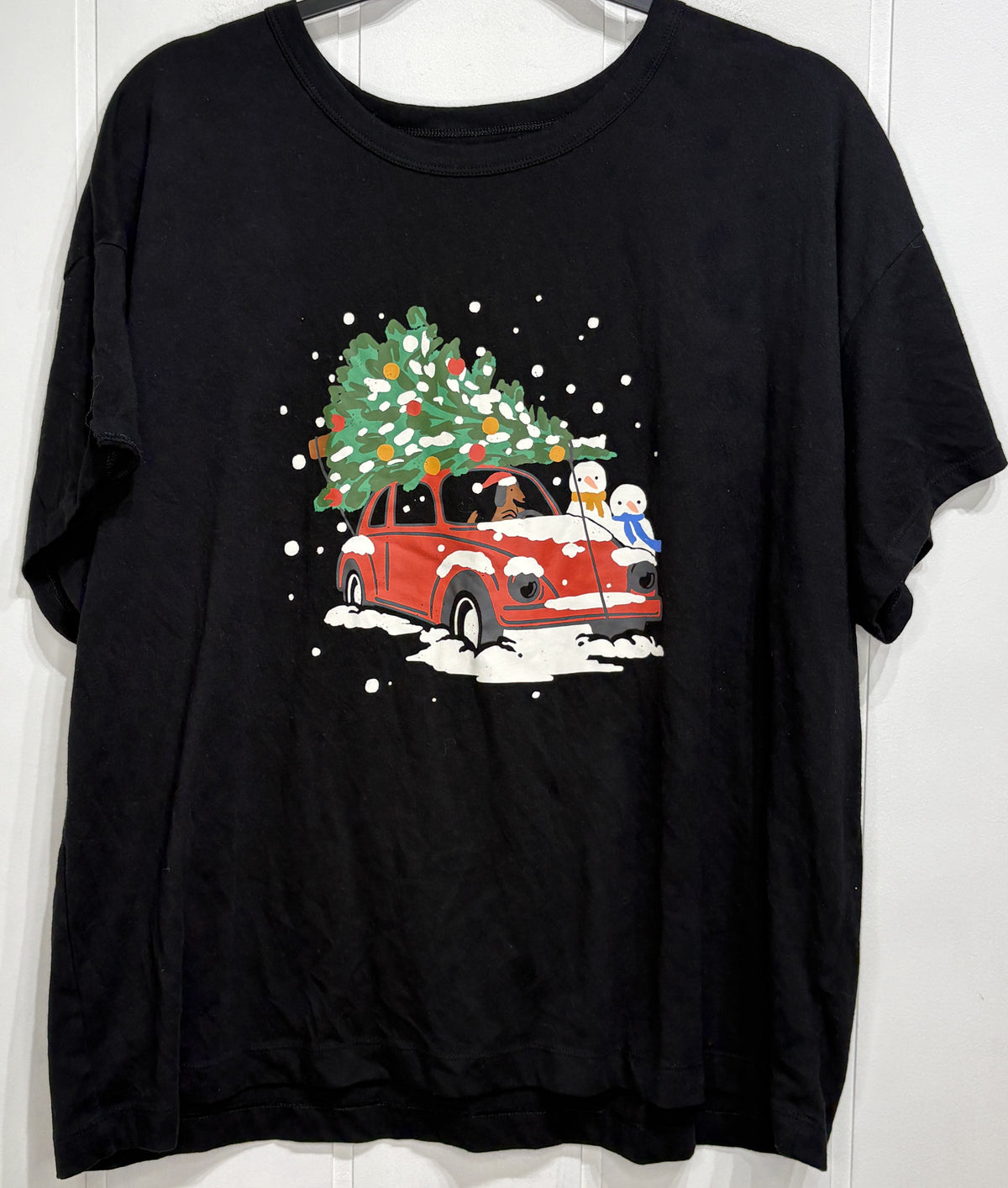 Old Navy Christmas Car Tee