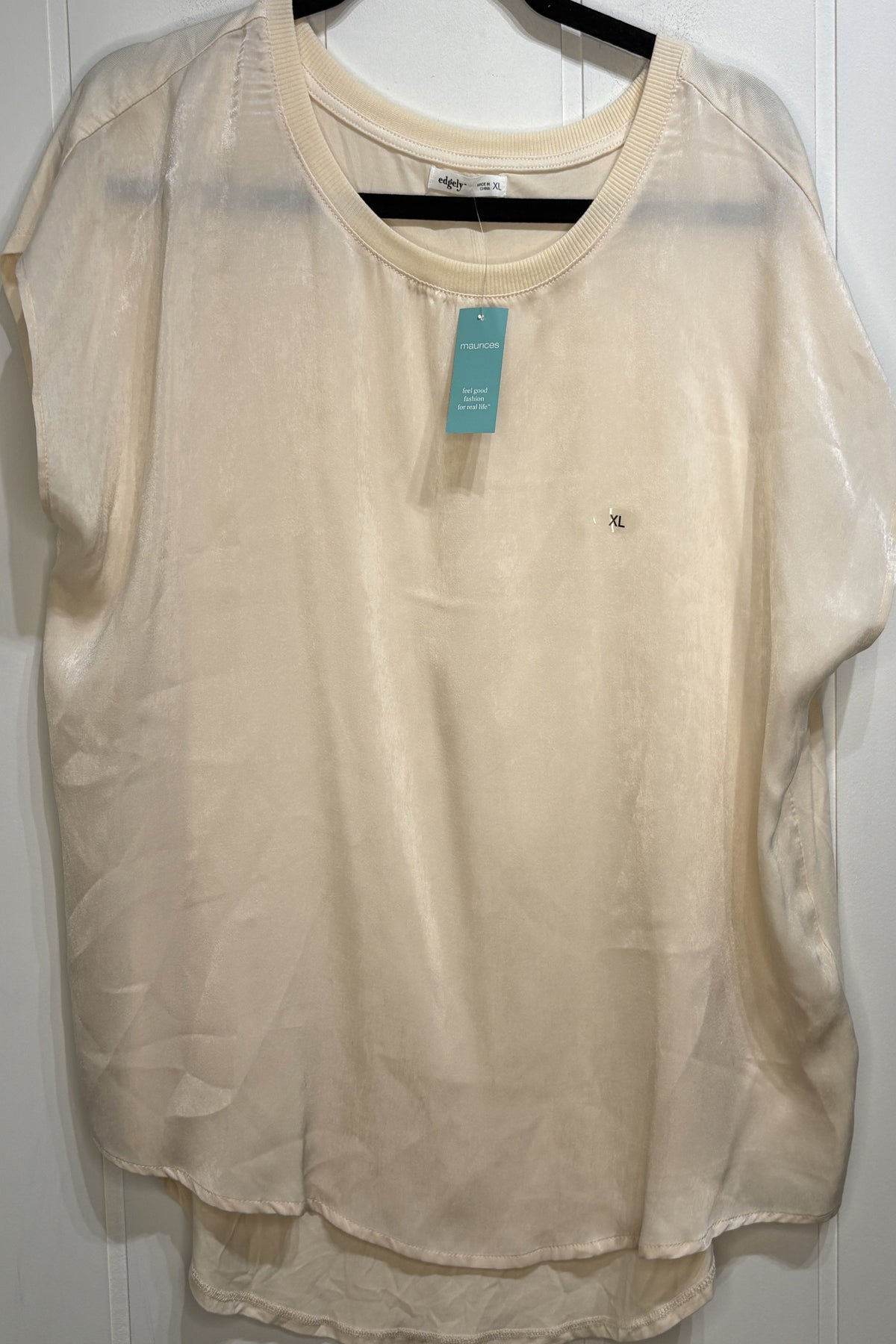 Edgely Shimmery SS Blouse