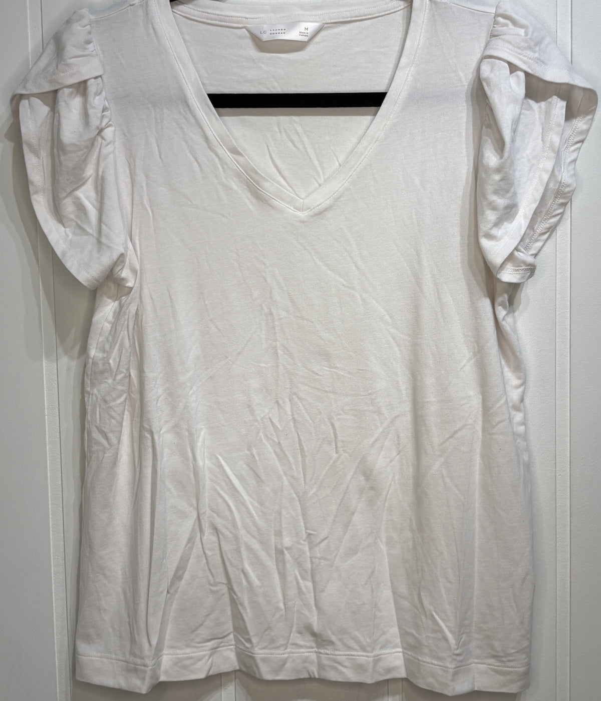 Lauren Conrad Ruffle SS Top