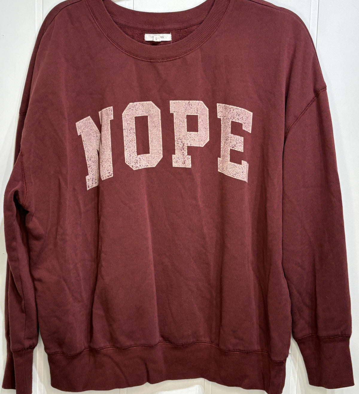 Maurices 'NOPE' Crewneck Sweater