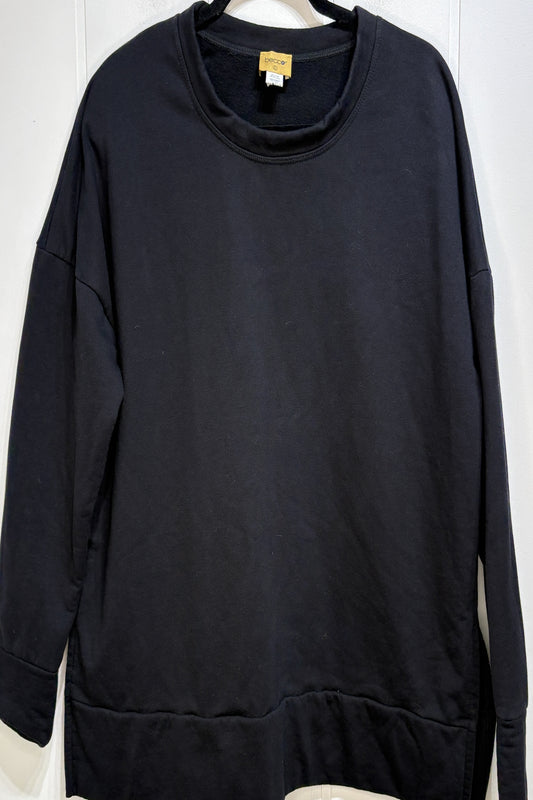 Becco Oversized Sweatshirt w/Side Slit