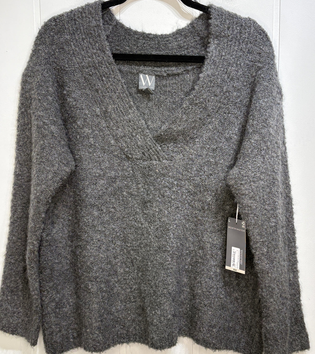 Worthington V-cut Wool Sweater