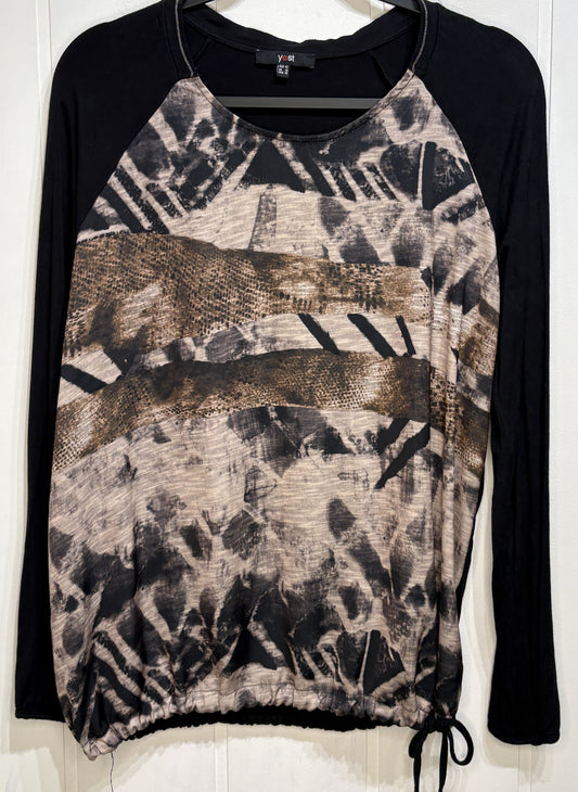 Yest Aztec Drawstring Top