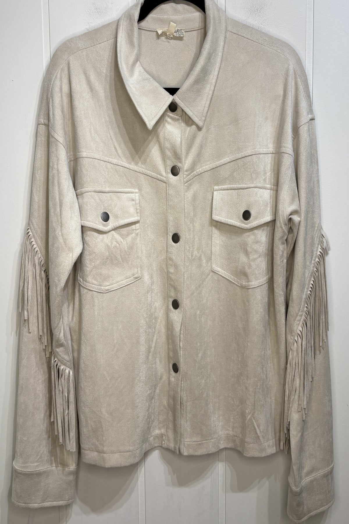 Mystree Fringe Suede Jacket