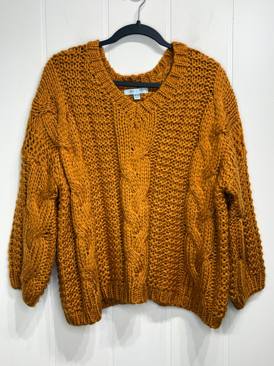 She+Sky Cable Knit Sweater