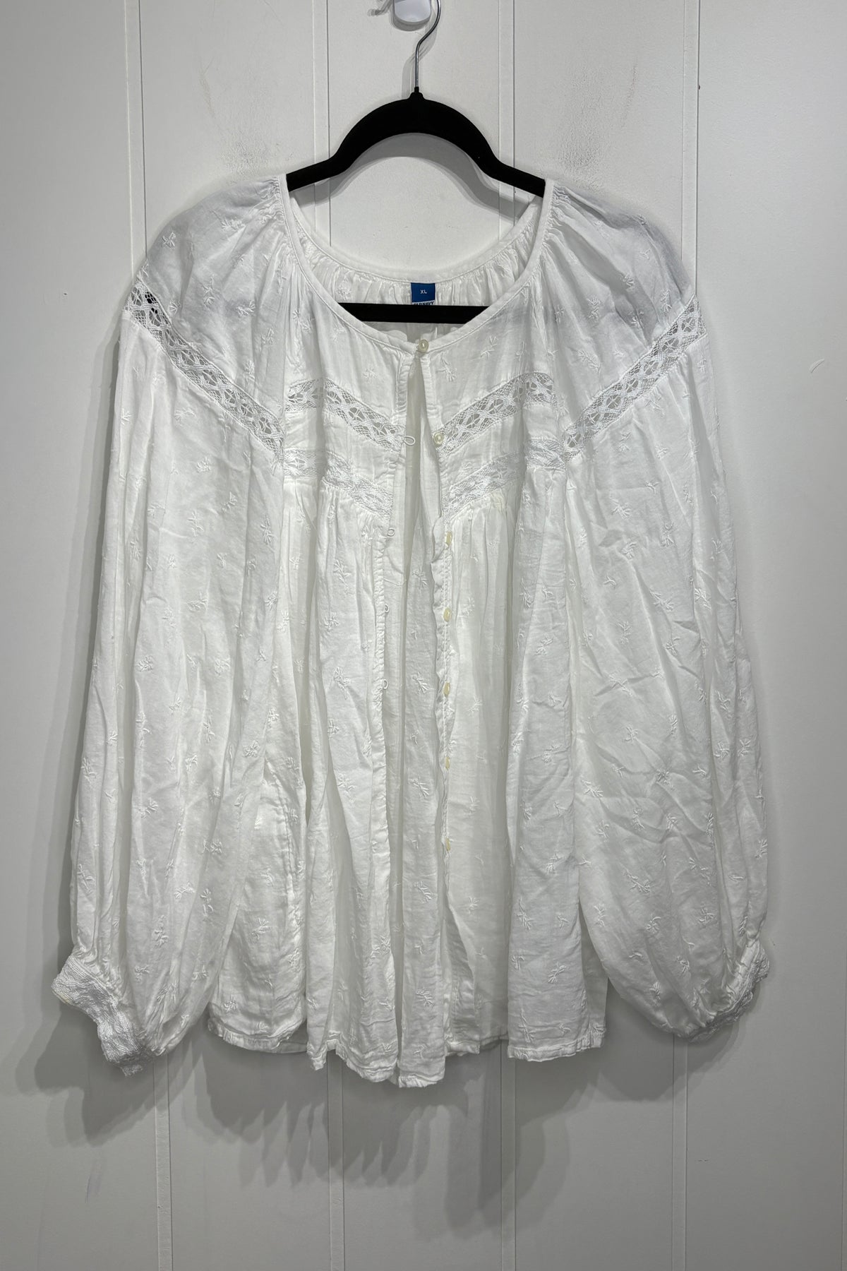ON Embroidered Lace Blouse