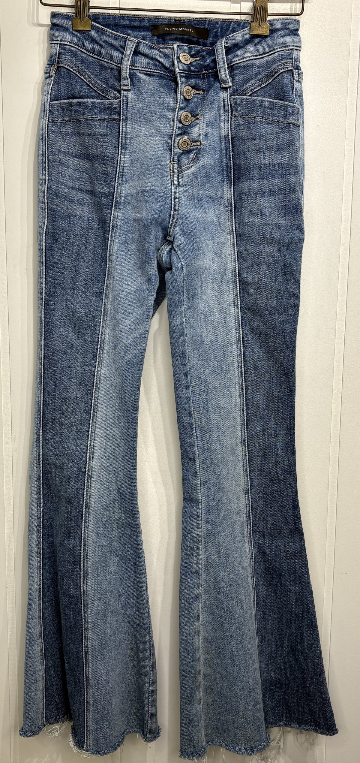 Flying Monkey Middle Seam Flare Jeans