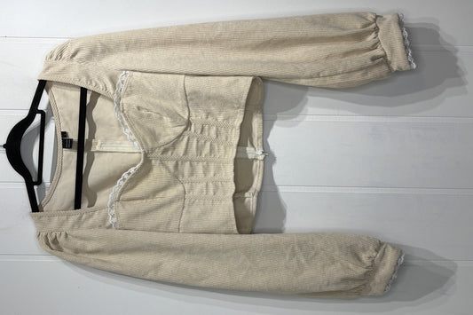 Corduroy Crop Blouse