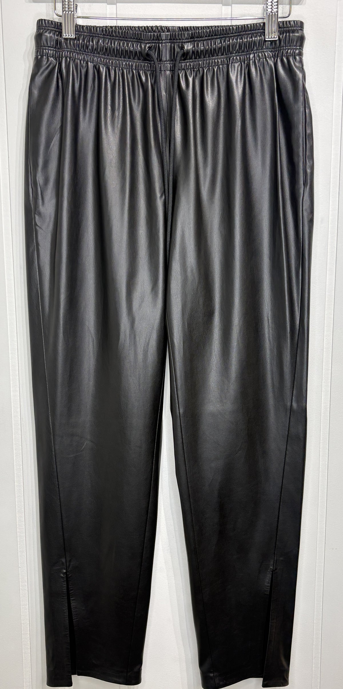 Theory Pleather Pants w/Ankle Slit