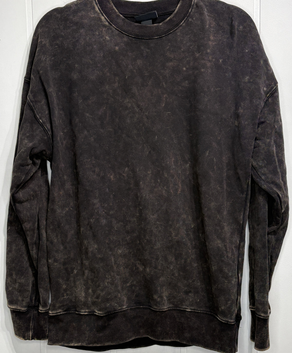 H&M 'Acid-wash' Print Crewneck