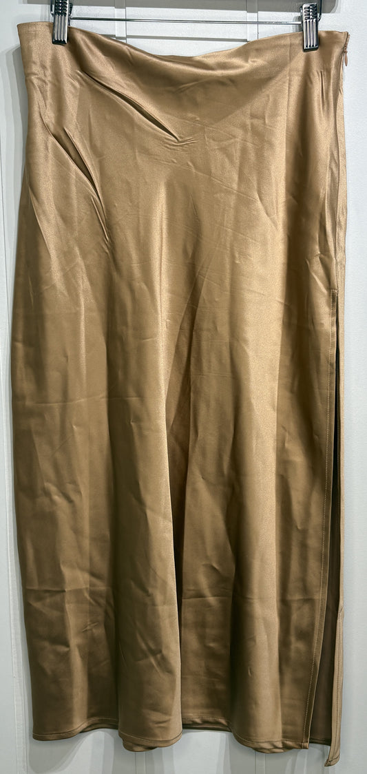 Better Be Satin Midi Skirt