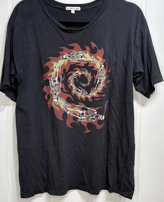 Future State Skeleton Fire Tee