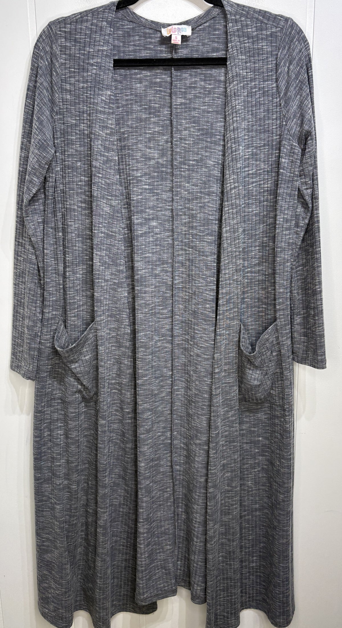 LuLaRoe Long Ribbed Pocket Cardigan