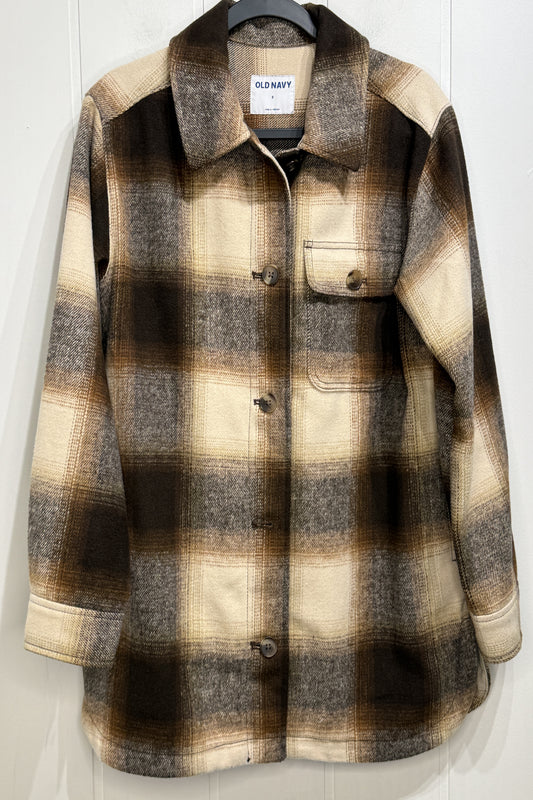 Old Navy Plaid Flannel Jacket