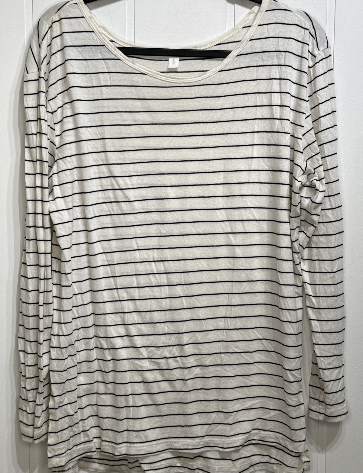 BP Tunic Striped LS Top
