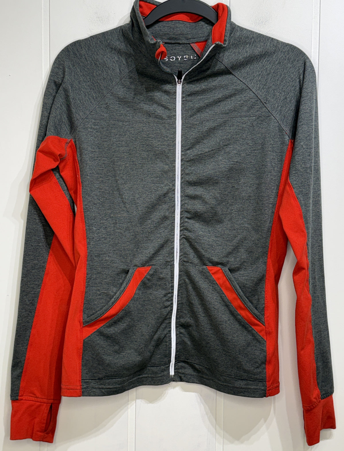 Full-Zip Athletic Running Jacket